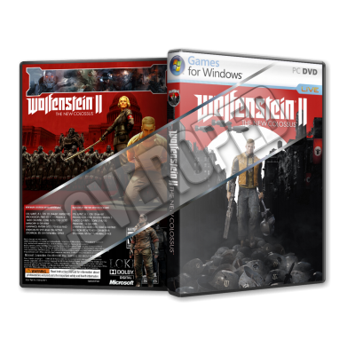  Wolfenstein II The New Colossus Pc Game Cover Tasarımı (Dvd Cover)
